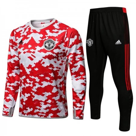 Manchester United Komplet Bluzy Treningowe Biały 22-23 Manchester United Komplet Bluzy Treningowe Biały 22-23